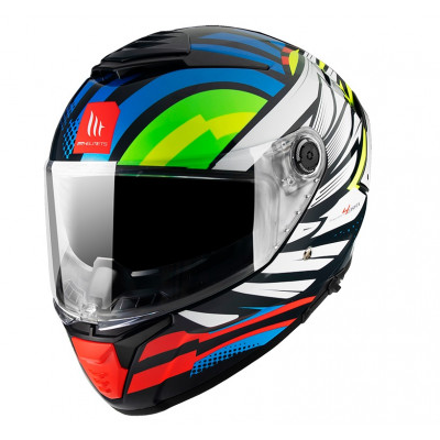Κράνος μηχανής MT THUNDER 4 SV DRAX WINGS GLOSS BLUE